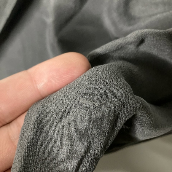 RAG & BONE 100%SILK GRAY SEMI- BACKLESS DRESS Size 2 - Picture 10 of 13